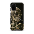Skeleton with a Cigarette Vincent Van Gogh Samsung Case, Galaxy S20 Plus / Matte, Black Smartphone Case Skeletal Figure Cigarette