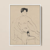 Sketchbook 40 Sheets - Cyprian Majerník Art Print / Canvas, 12x16’’ / 31x41cm / White Frame, Posters Prints & Visual Artwork, Toby Leon