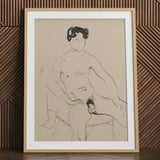 Sketchbook 40 Sheets - Cyprian Majerník Art Print / Canvas, 24x32’’ / 61x81cm / Natural Frame / Matboard, Posters Prints & Visual Artwork,
