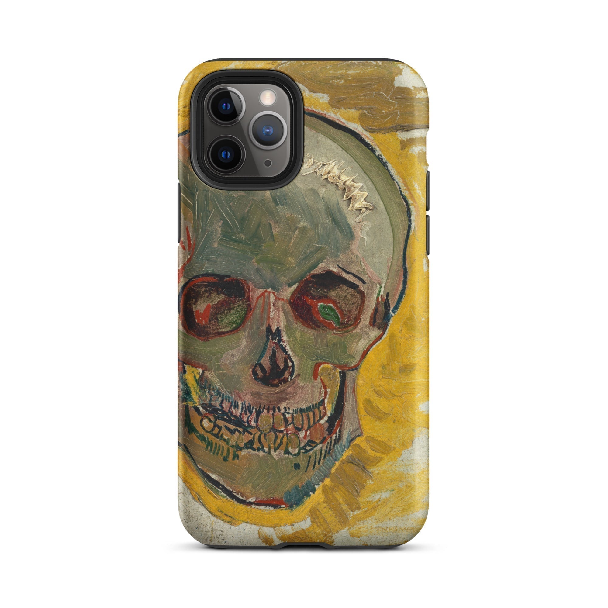 Skull Vincent Van Gogh Fever Dream Iphone Case, 11 Pro / Matte, Skull Themed Phone Case