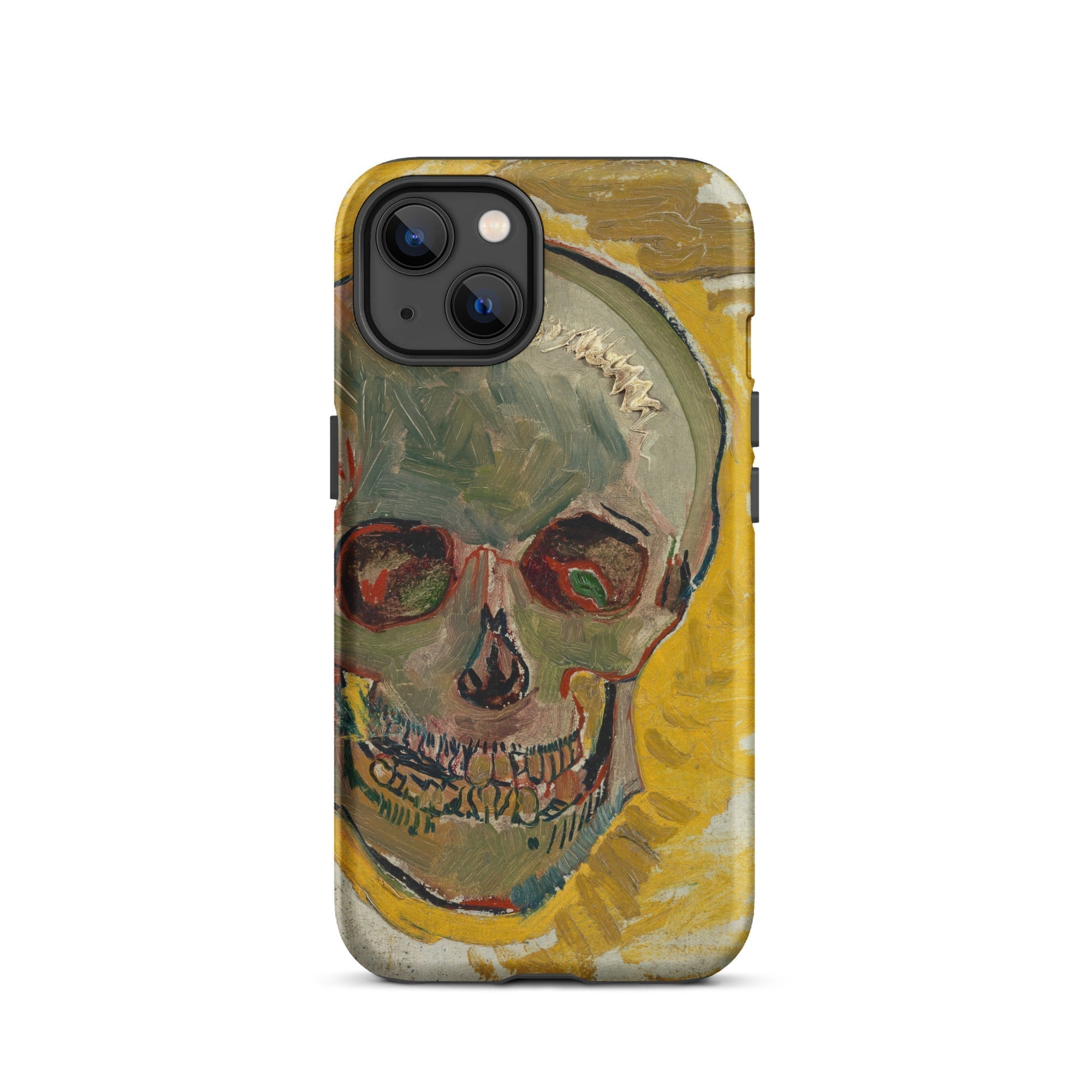 Skull Vincent Van Gogh Fever Dream Iphone Case, 13 / Matte, Skull Themed Iphone Case