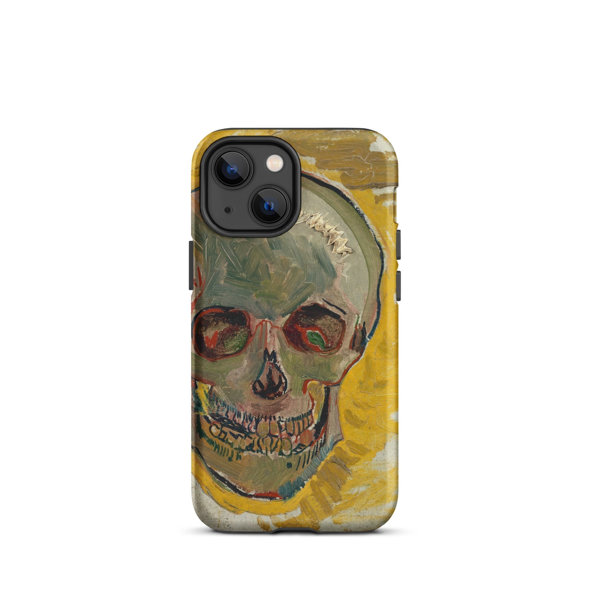 Skull Vincent Van Gogh Fever Dream Iphone Case, 13 Mini / Matte, Phone Case Skull Art