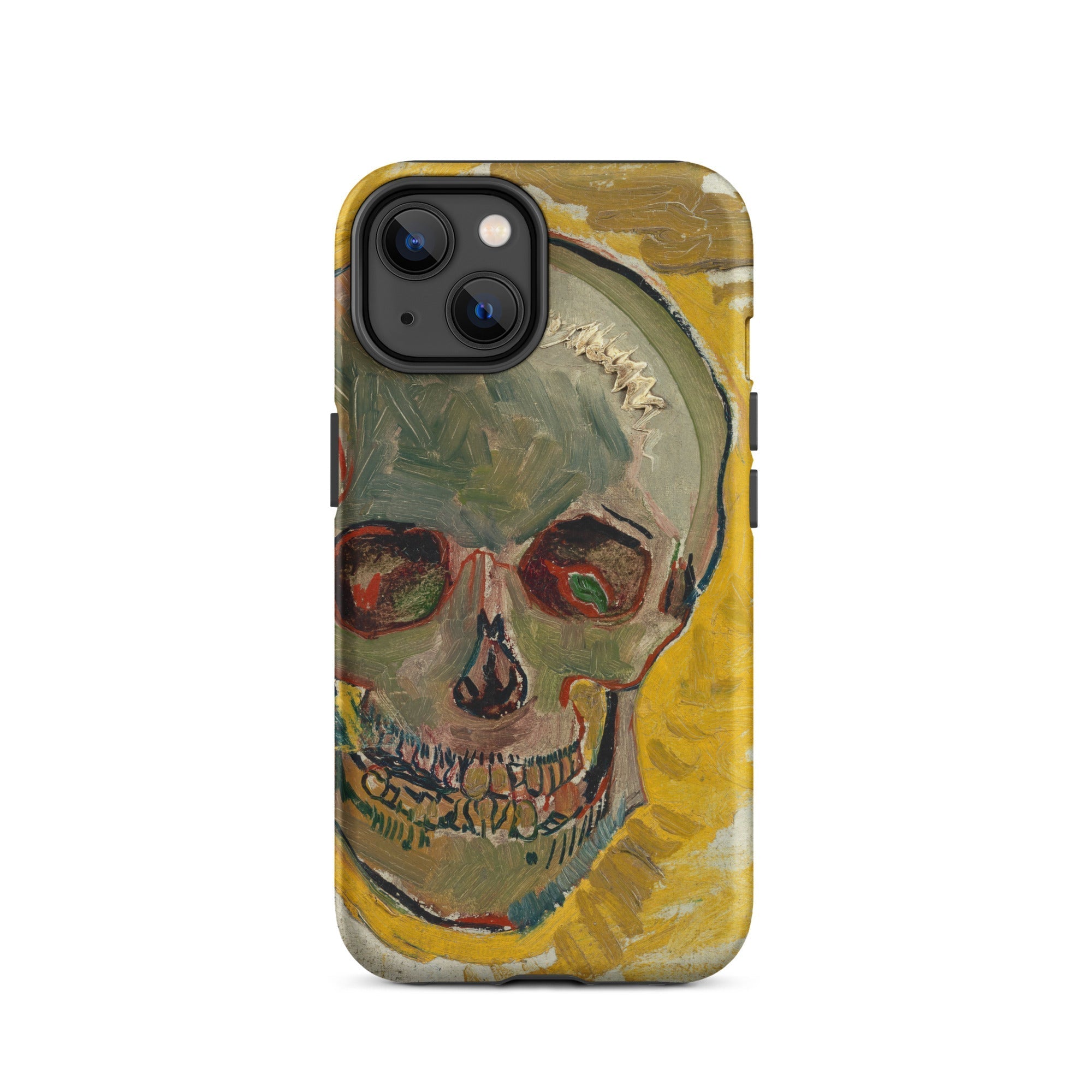 Skull Vincent Van Gogh Fever Dream Iphone Case, 14 / Matte, Iphone Case Skull Painting