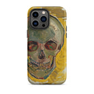 Skull Vincent Van Gogh Fever Dream Iphone Case, 14 Pro Max / Matte, Skull Art Iphone Case