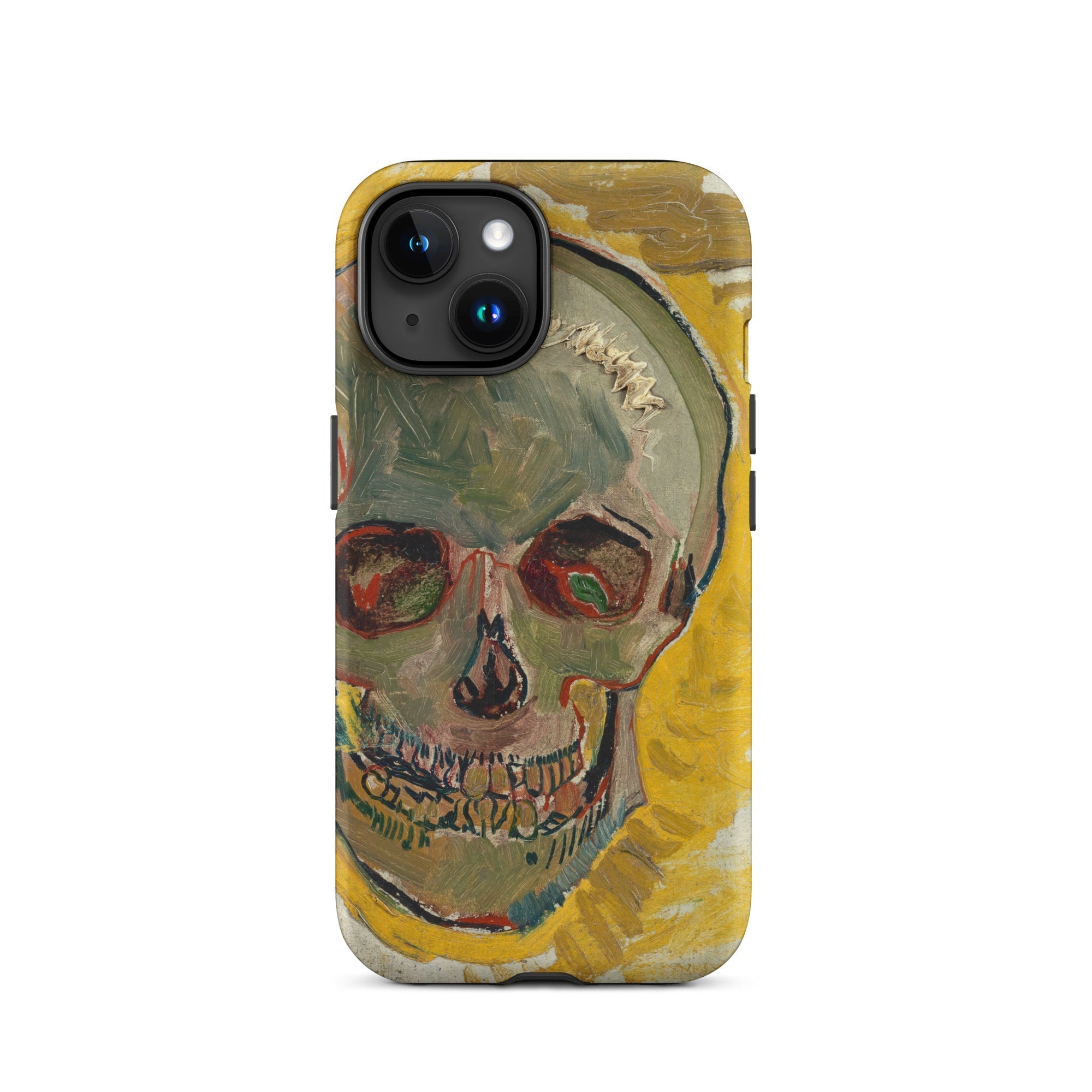 Skull Vincent Van Gogh Fever Dream Iphone Case, 15 / Matte, Skull Art Phone Case
