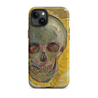 Skull Vincent Van Gogh Fever Dream Iphone Case, 15 Plus / Matte, Iphone Case Skull Painting