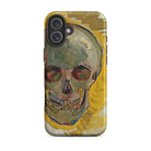 Skull Vincent Van Gogh Fever Dream Iphone Case, 16 Plus / Matte, Phone Case Skull Art