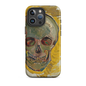Skull - Vincent Van Gogh Fever Dream Iphone Case, 16 Pro Max / Matte, Skull Art Phone Case