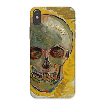 Skull - Vincent Van Gogh Fever Dream Iphone Case, x / Matte, Skull-themed Phone Case