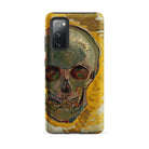 Skull Vincent Van Gogh Fever Dream Samsung Case, Galaxy S20 Fe / Matte, Phone Case Painted Skull Design