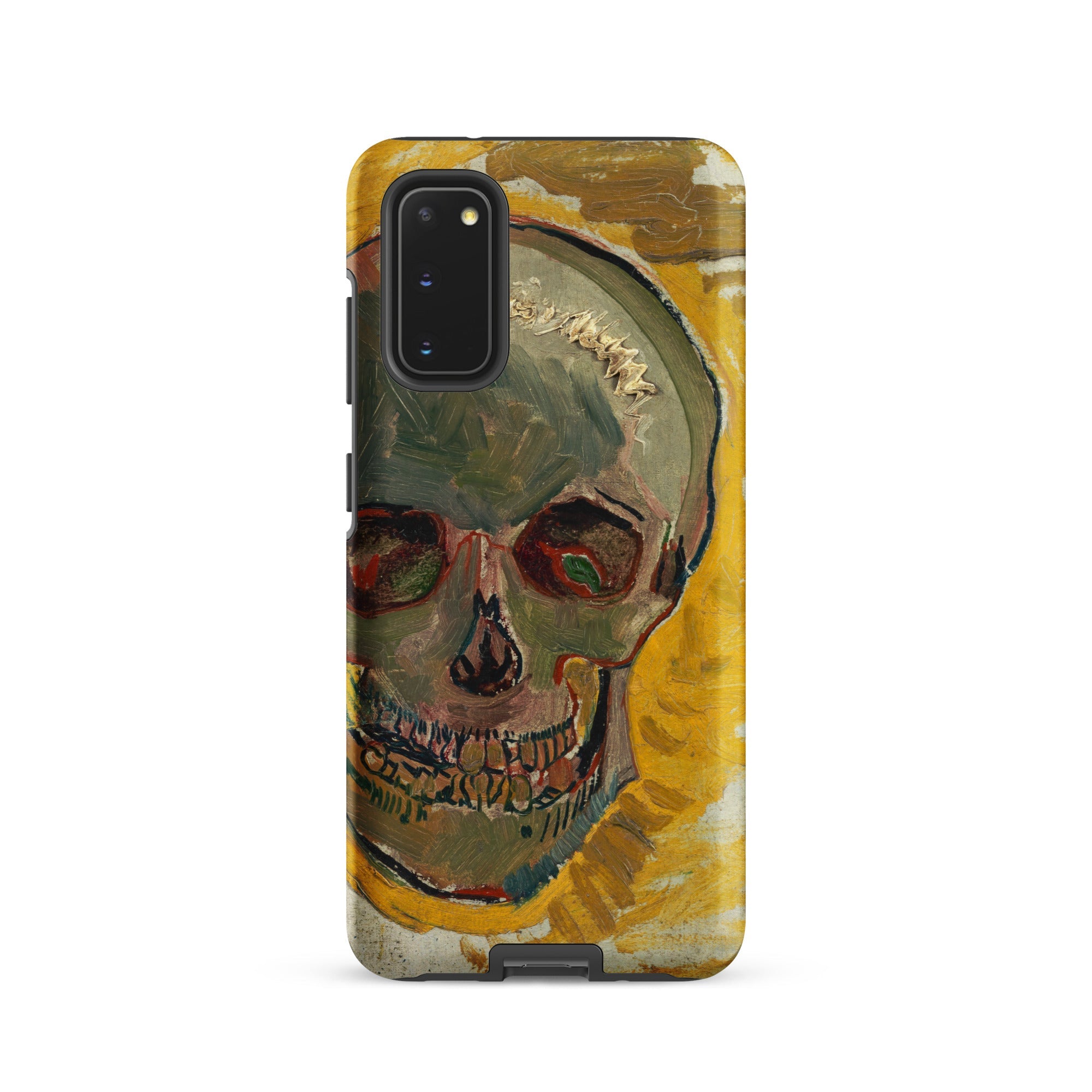 Skull Vincent Van Gogh Fever Dream Samsung Case, Galaxy S20 / Matte, Smartphone Case Skull Painting