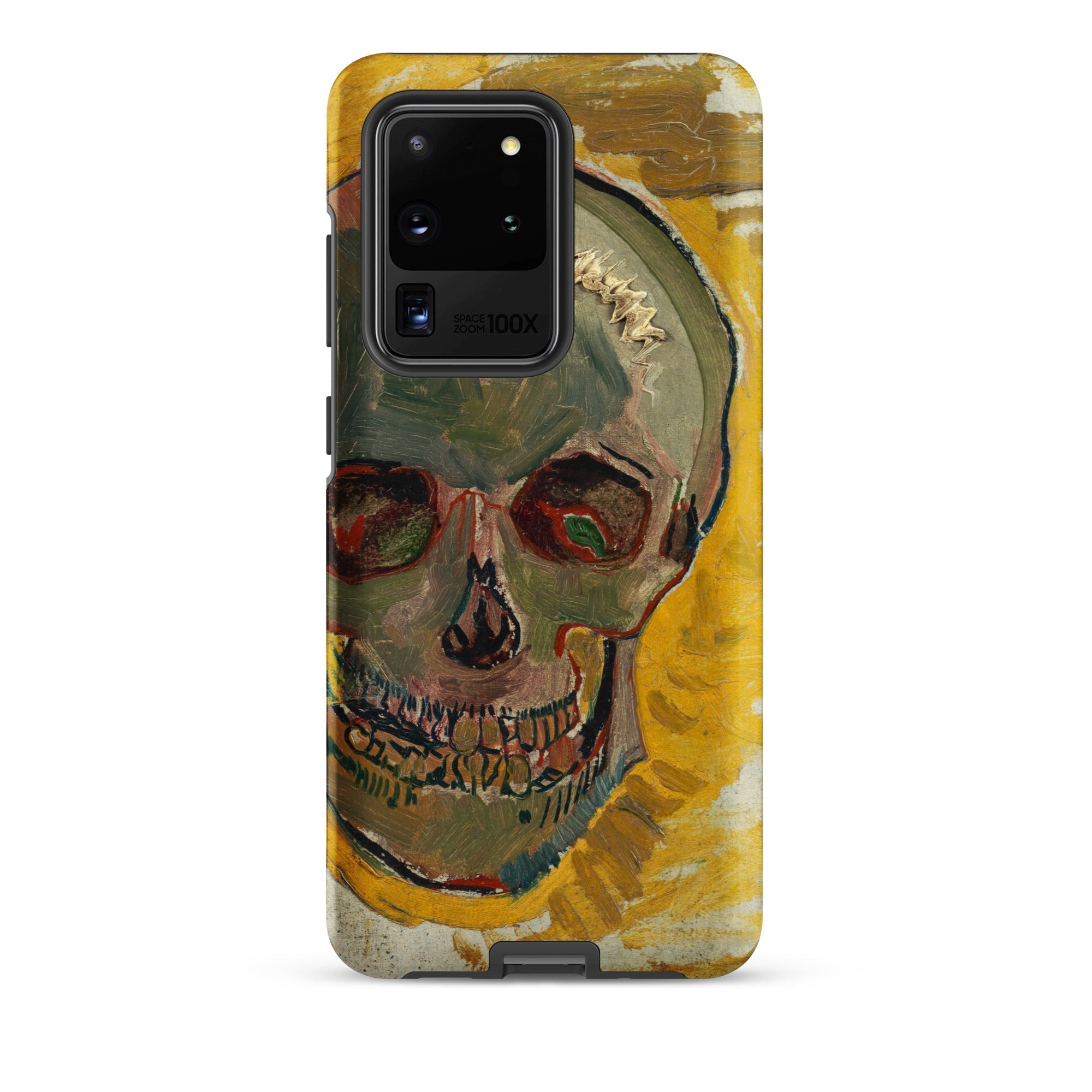 Skull Vincent Van Gogh Fever Dream Samsung Case, Galaxy S20 Ultra / Matte, Phone Case Skull Painting