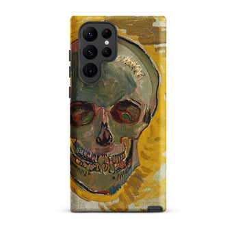 Skull - Vincent Van Gogh Fever Dream Samsung Case, Galaxy S22 Ultra / Matte, Phone Case Painted Skull Design