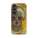 Skull - Vincent Van Gogh Fever Dream Samsung Case, Galaxy S25 Plus / Matte, Phone Case Skull Painting
