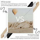 Slip n Slide - Subtle Homoerotic Wall Art Print, Framed Print Comparison