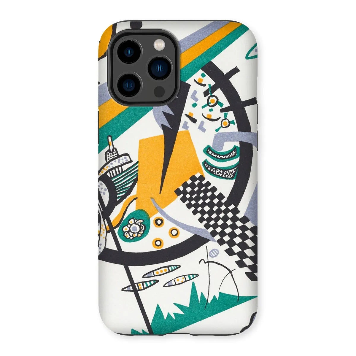 Small Worlds Iv - Expressionist Phone Case - Wassily Kandinsky - Iphone 14 Pro Max / Matte - Mobile Phone Cases