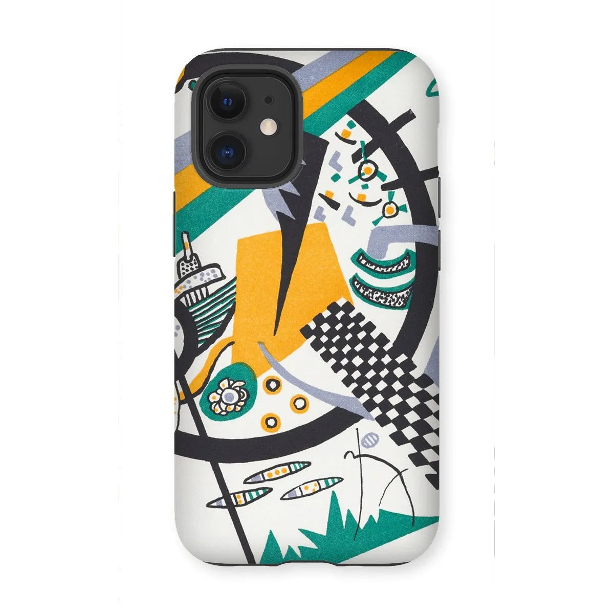 Small Worlds Iv - Expressionist Phone Case - Wassily Kandinsky - Iphone 12 Mini / Matte - Mobile Phone Cases