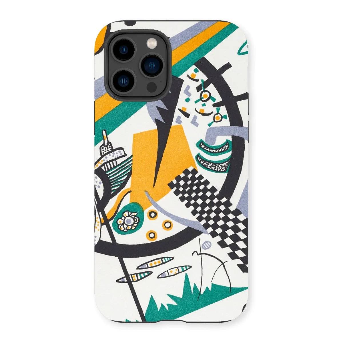Small Worlds Iv - Expressionist Phone Case - Wassily Kandinsky - Iphone 14 Pro / Matte - Mobile Phone Cases - Aesthetic