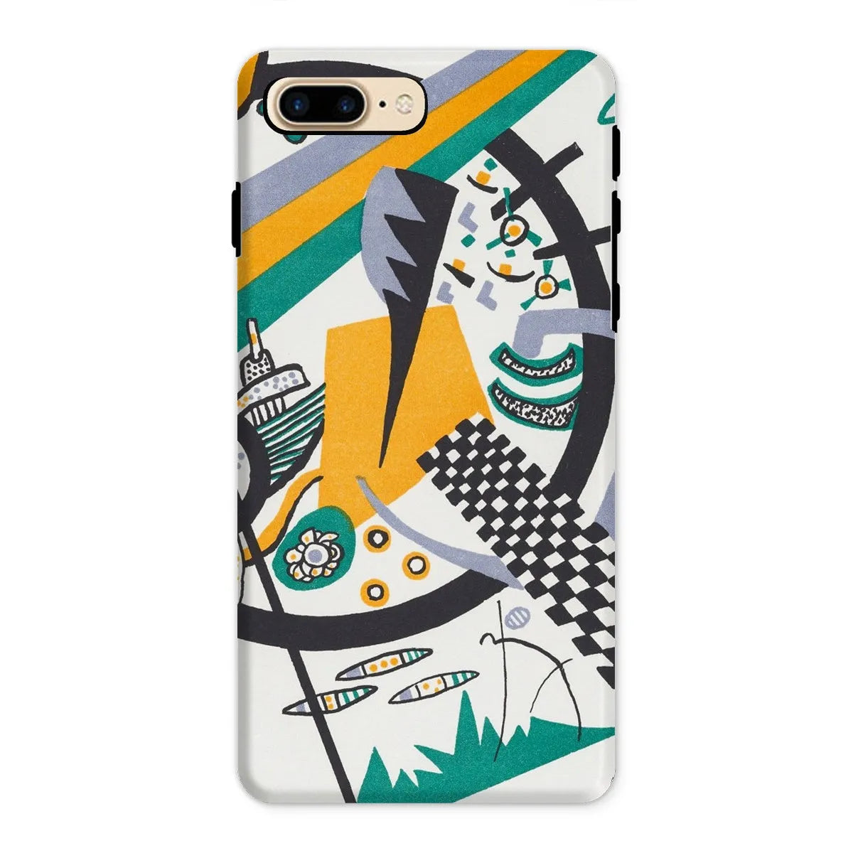 Small Worlds Iv - Expressionist Phone Case - Wassily Kandinsky - Iphone 8 Plus / Matte - Mobile Phone Cases - Aesthetic