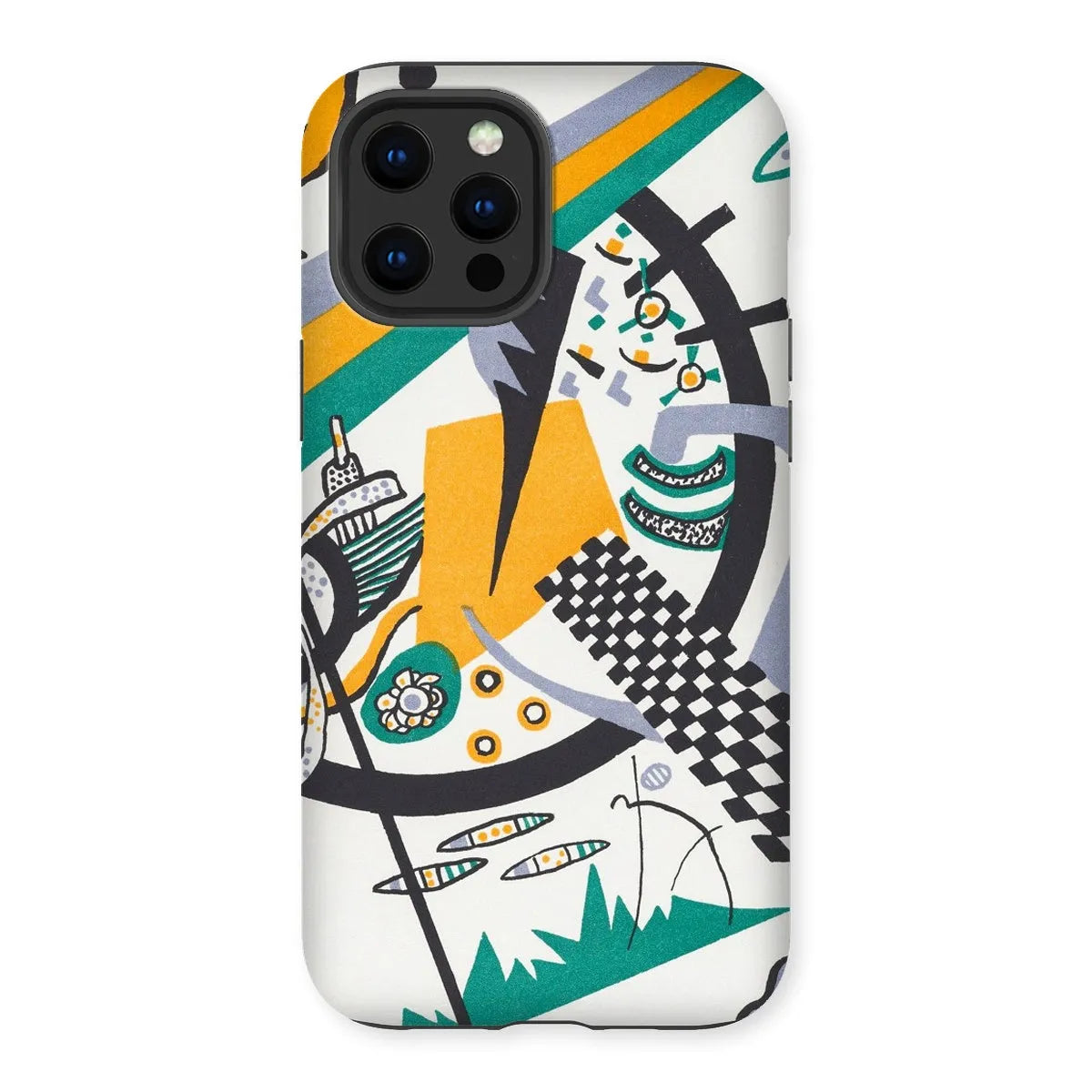 Small Worlds Iv - Expressionist Phone Case - Wassily Kandinsky - Iphone 12 Pro Max / Matte - Mobile Phone Cases