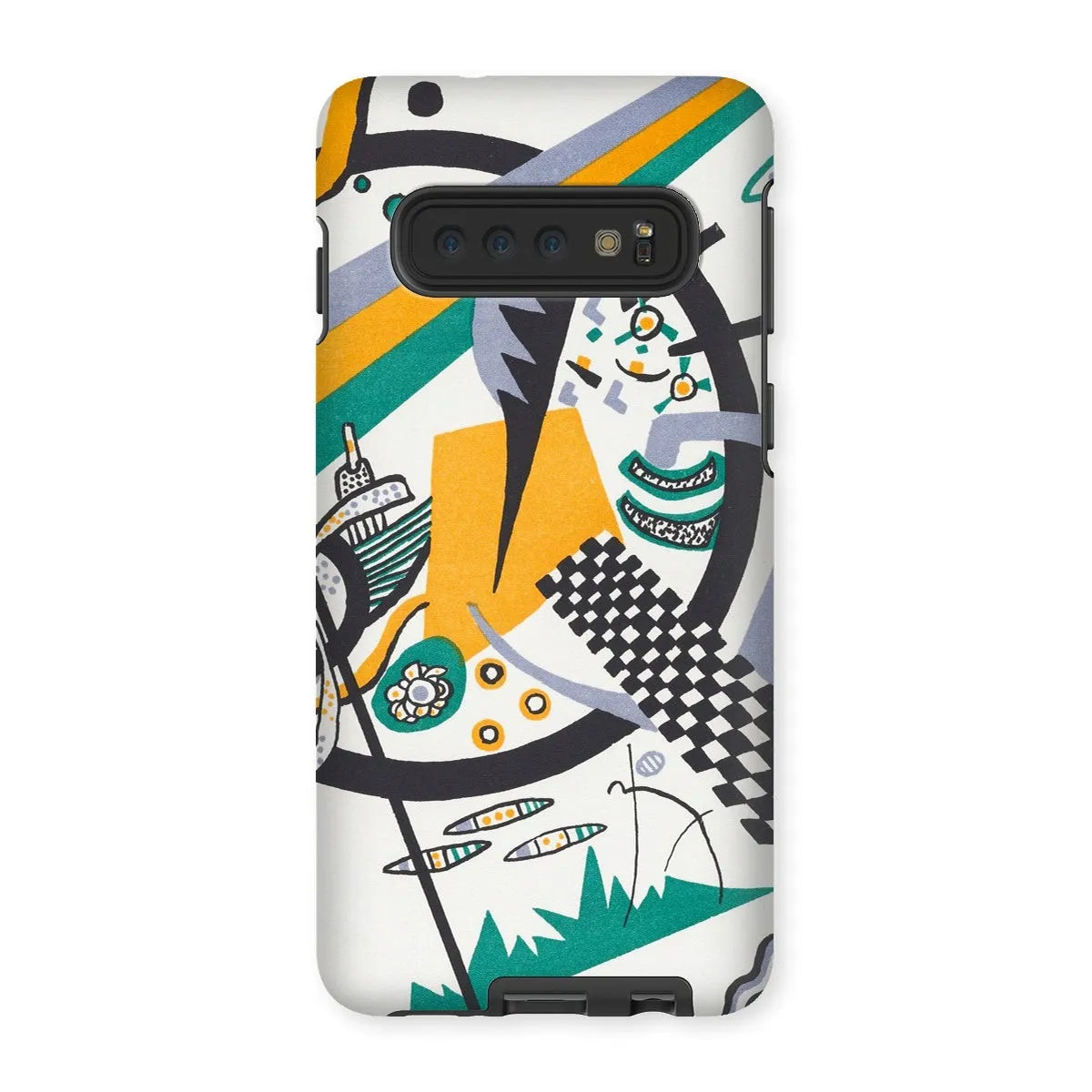 Small Worlds Iv - Expressionist Phone Case - Wassily Kandinsky - Samsung Galaxy S10 / Matte - Mobile Phone Cases