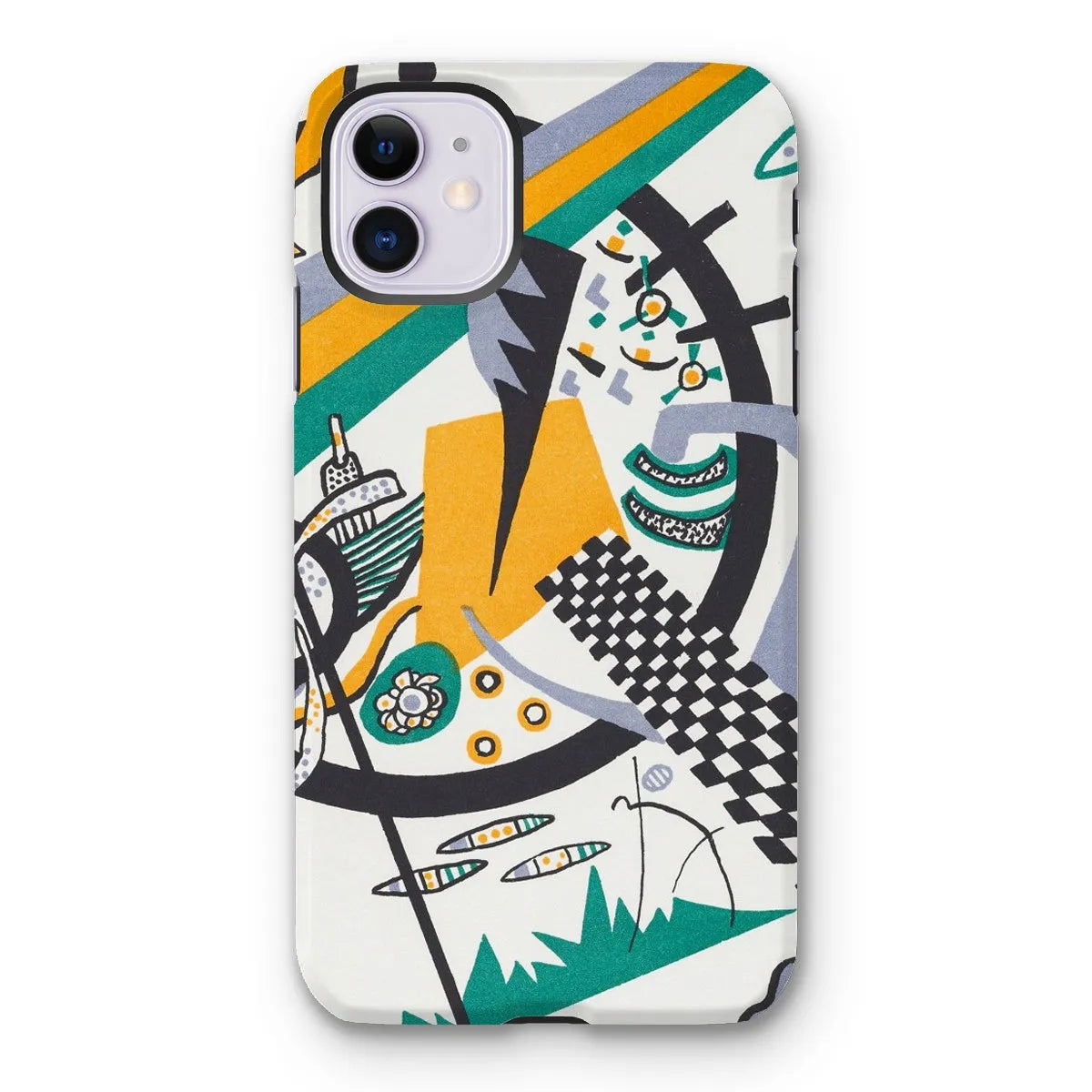 Small Worlds Iv - Expressionist Phone Case - Wassily Kandinsky - Iphone 11 / Matte - Mobile Phone Cases - Aesthetic Art