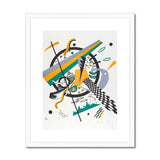 Small Worlds Iv - Wassily Kandinsky Art Print, Abstract Geometric Artwork Shapes Lines Patterns Black Yellow