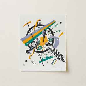 Small Worlds Iv - Wassily Kandinsky Art Print / Canvas, Wassily Kandinsky’s Kaleidoscopic Cosmos, Small Worlds, Kandinsky Art Print