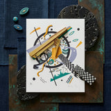 Small Worlds Iv - Wassily Kandinsky Art Print / Canvas Vibrant Abstract Paper Sculpture Layered Geometric Organic Shapes Wassily