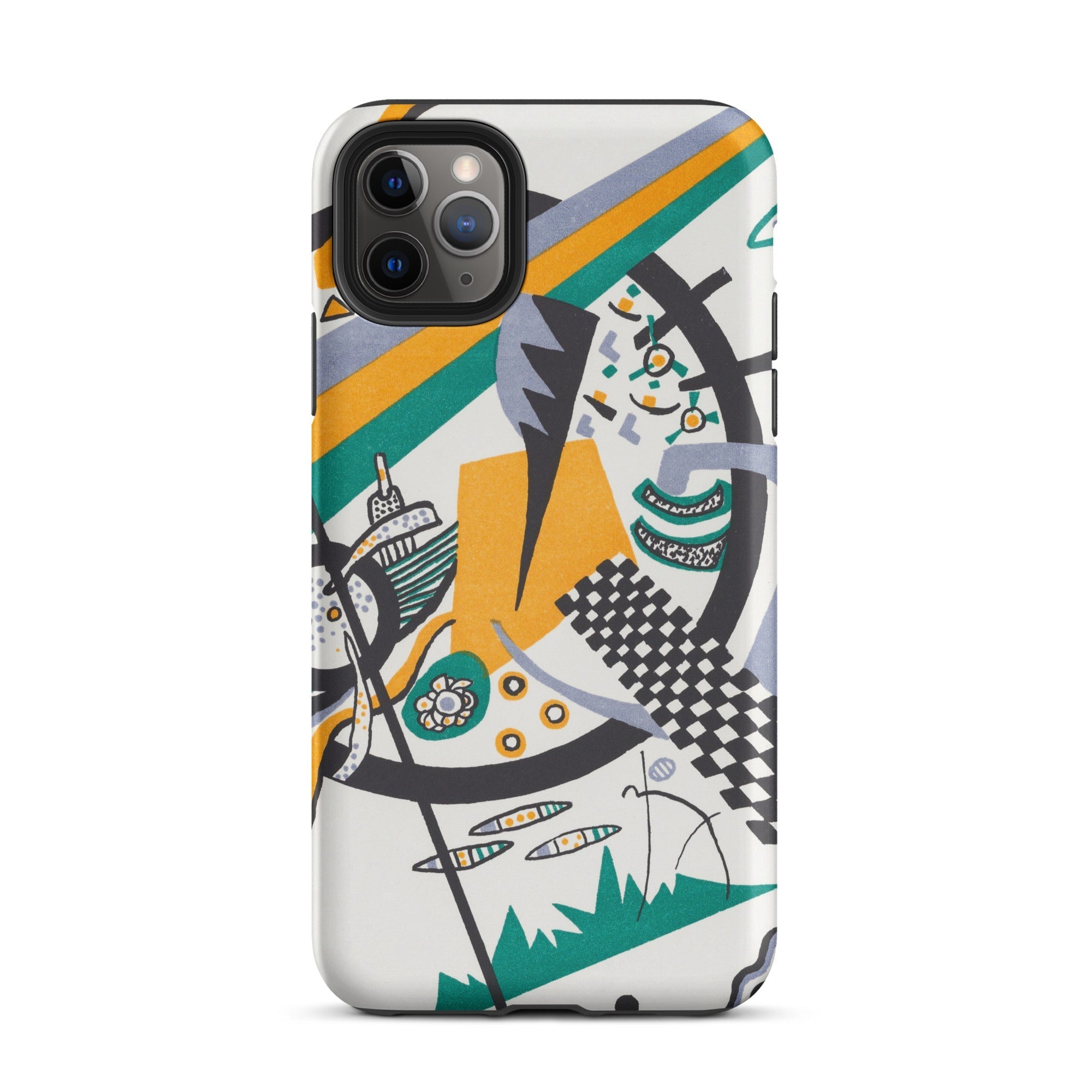 Small Worlds Iv Wassily Kandinsky Iphone Case, 11 Pro Max / Matte, Abstract Art Phone Case