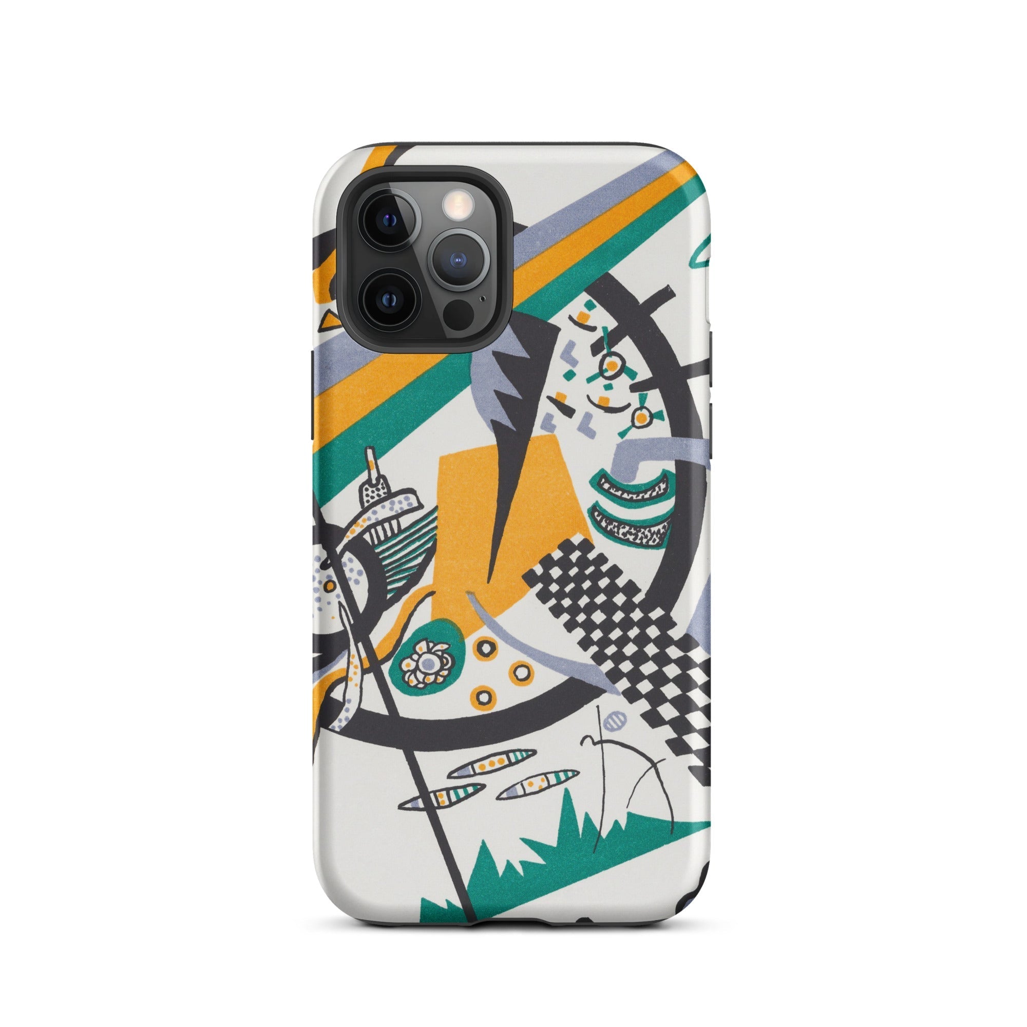 Small Worlds Iv Wassily Kandinsky Iphone Case, 12 Pro / Matte, Abstract Art Phone Case