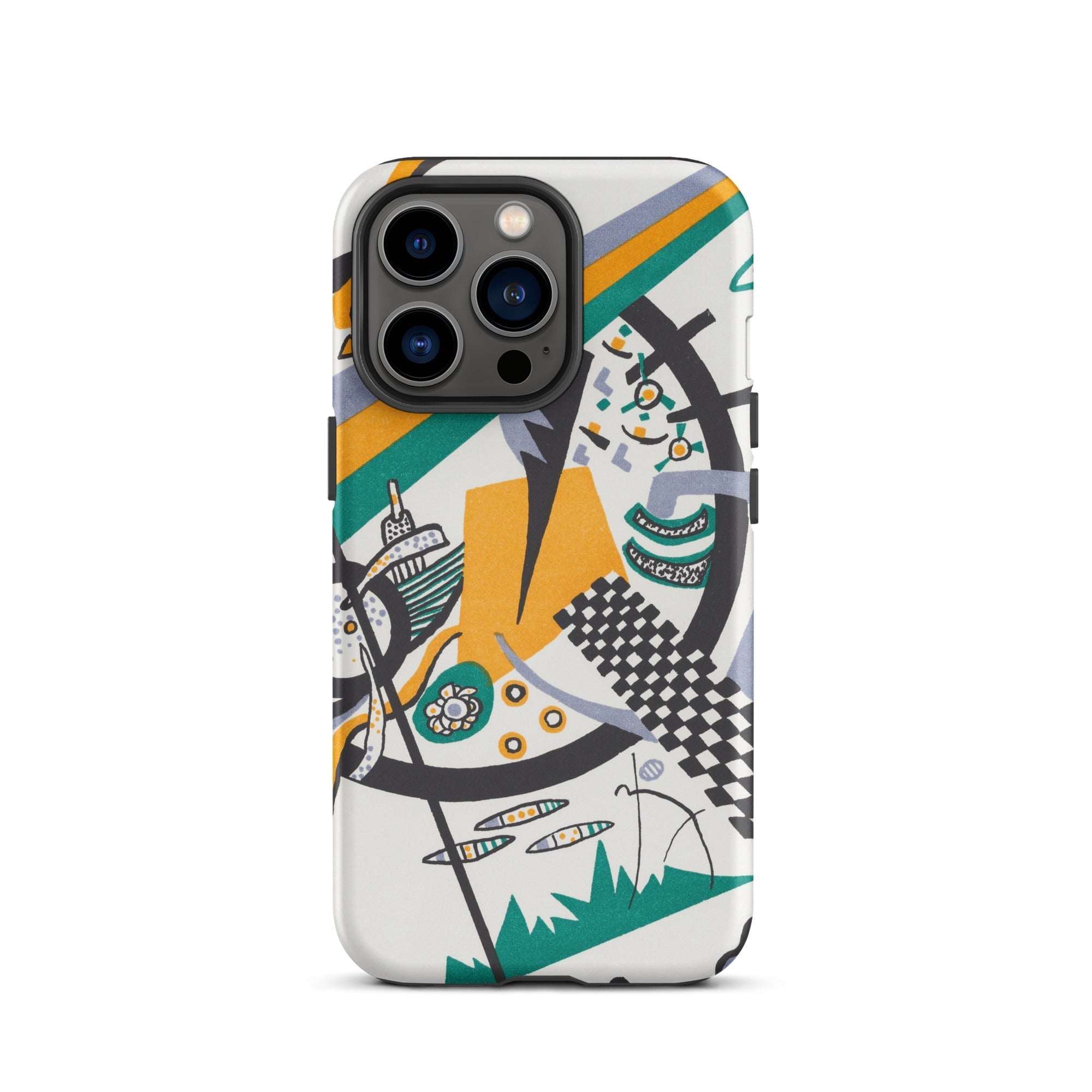 Small Worlds Iv Wassily Kandinsky Iphone Case, 13 Pro / Matte, Abstract Art Phone Case