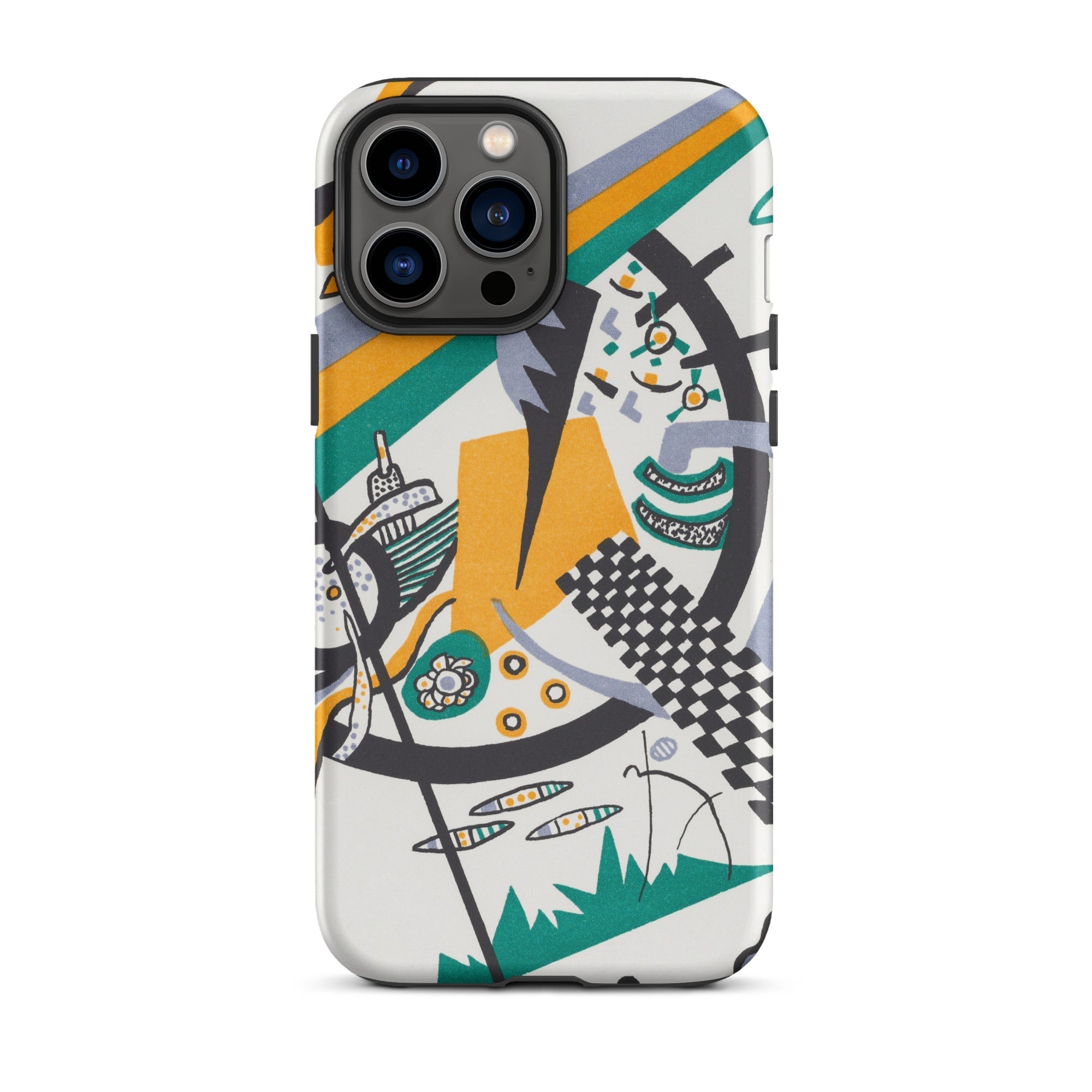 Small Worlds Iv Wassily Kandinsky Iphone Case, 13 Pro Max / Matte, Artistic Iphone Case