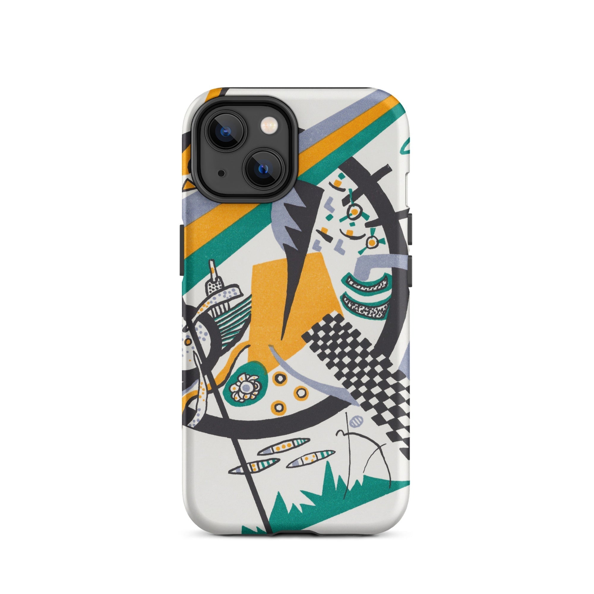Small Worlds Iv Wassily Kandinsky Iphone Case, 14 / Matte, Abstract Art Phone Case