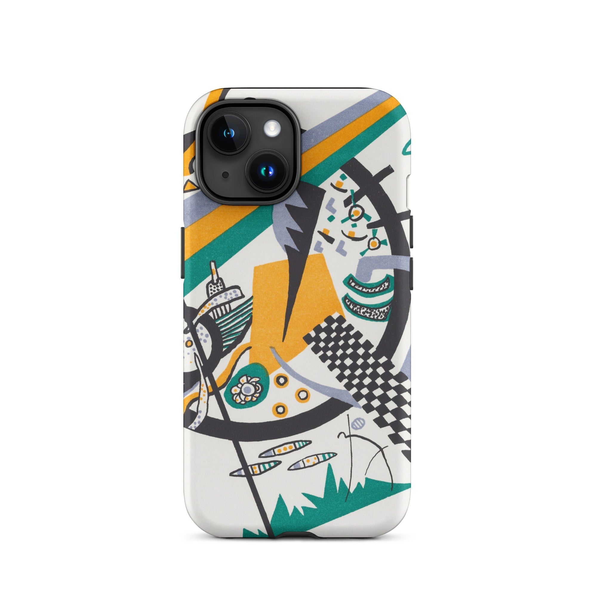 Small Worlds Iv Wassily Kandinsky Iphone Case, 15 / Matte, Abstract Art Phone Case