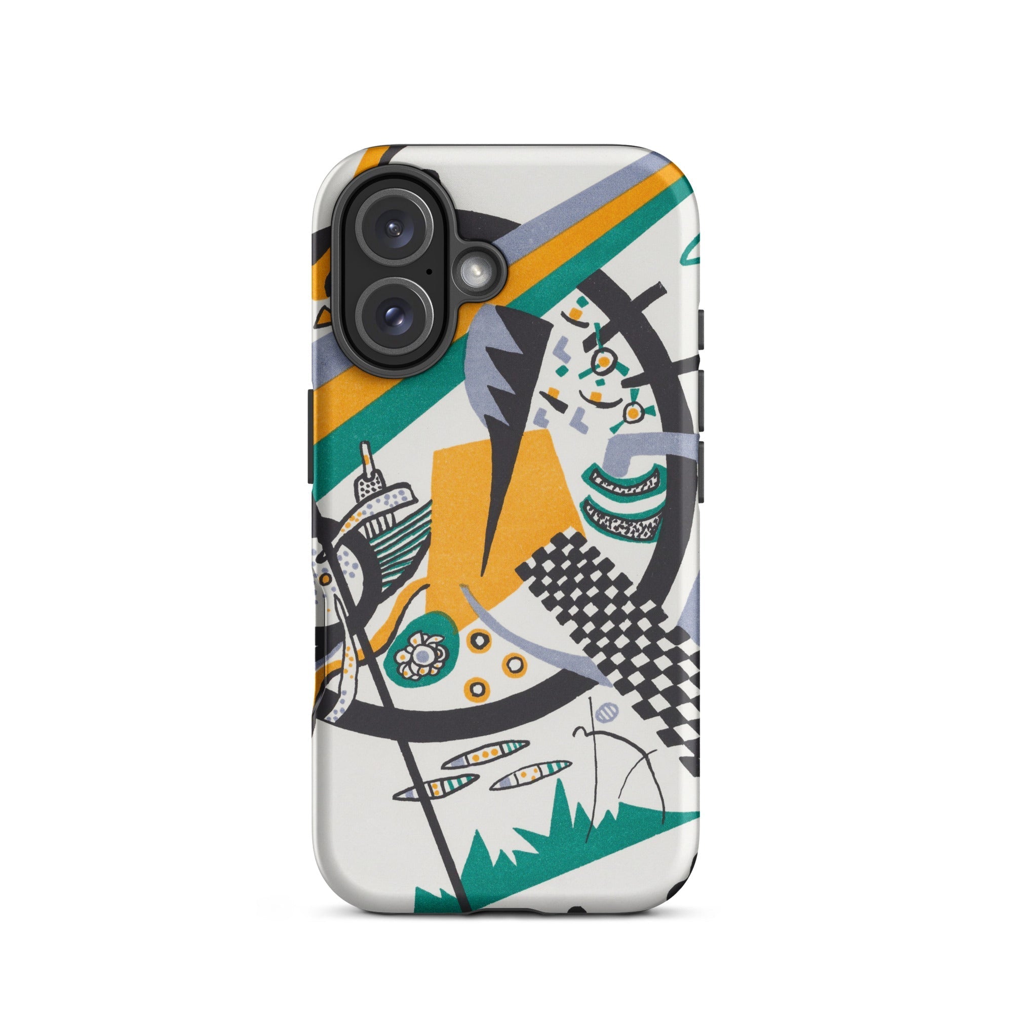 Small Worlds Iv Wassily Kandinsky Iphone Case, 16 / Matte, Abstract Art Phone Case