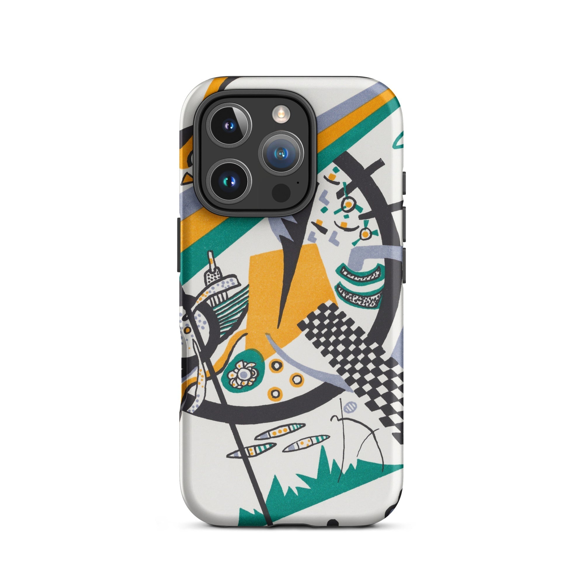 Small Worlds Iv Wassily Kandinsky Iphone Case, 16 Pro / Matte, Abstract Art Phone Case