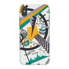Small Worlds Iv Wassily Kandinsky Iphone Case, x / Matte, Abstract Art Inspired Phone Case Geometric Shapes Bold Colors