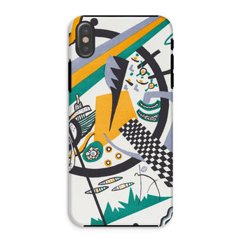 Small Worlds Iv - Wassily Kandinsky Iphone Case, Xs / Matte, Abstract Art-inspired Phone Case Geometric Shapes Bold Colors