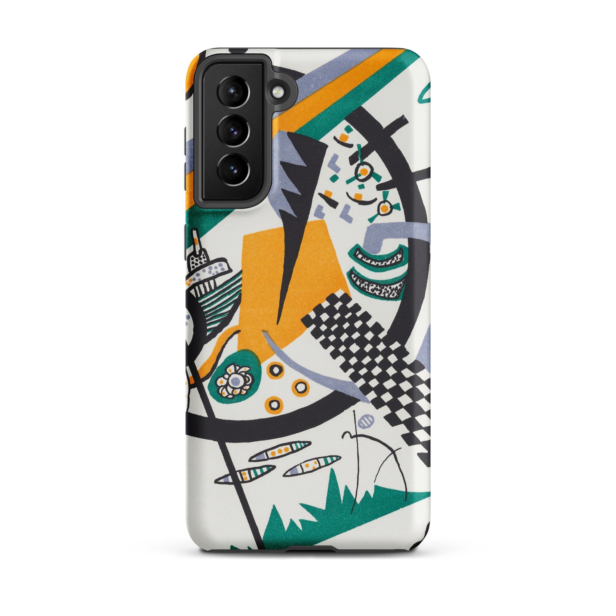 Small Worlds Iv Wassily Kandinsky Samsung Case, Galaxy S21 Plus / Matte, Smartphone Case Abstract Art Design