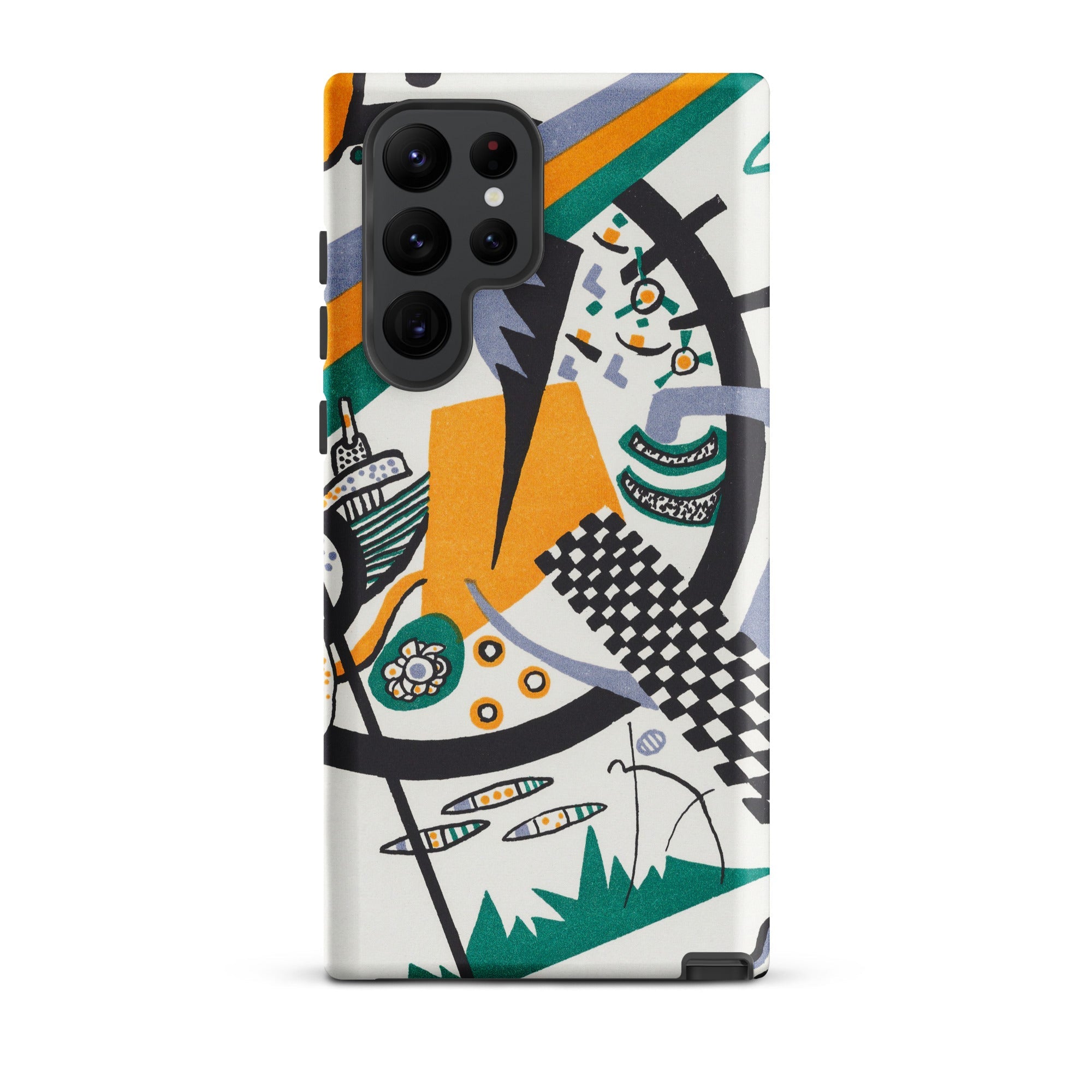 Small Worlds Iv Wassily Kandinsky Samsung Case, Galaxy S22 Ultra / Matte, Smartphone Case Abstract Art Design