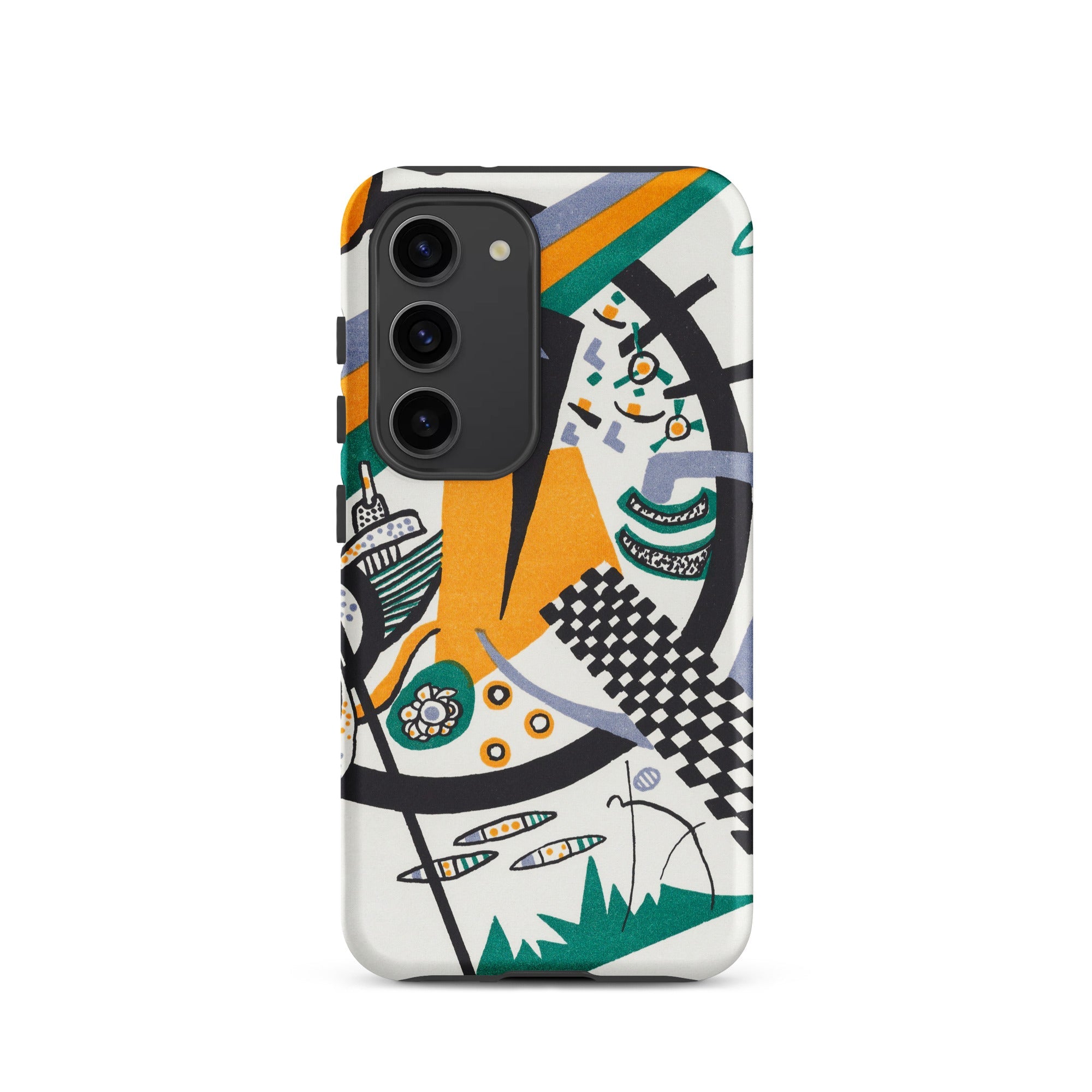 Small Worlds Iv Wassily Kandinsky Samsung Case, Galaxy S23 / Matte, Smartphone Case Abstract Colorful Design
