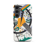 Small Worlds Iv - Wassily Kandinsky Samsung Case, Galaxy S24 Plus / Matte, White Smartphone Case Colorful Abstract Art Design