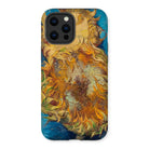 Sunflowers - Vincent Van Gogh Post Impressionist Iphone Case 13 Pro Max / Matte Mobile Phone Cases