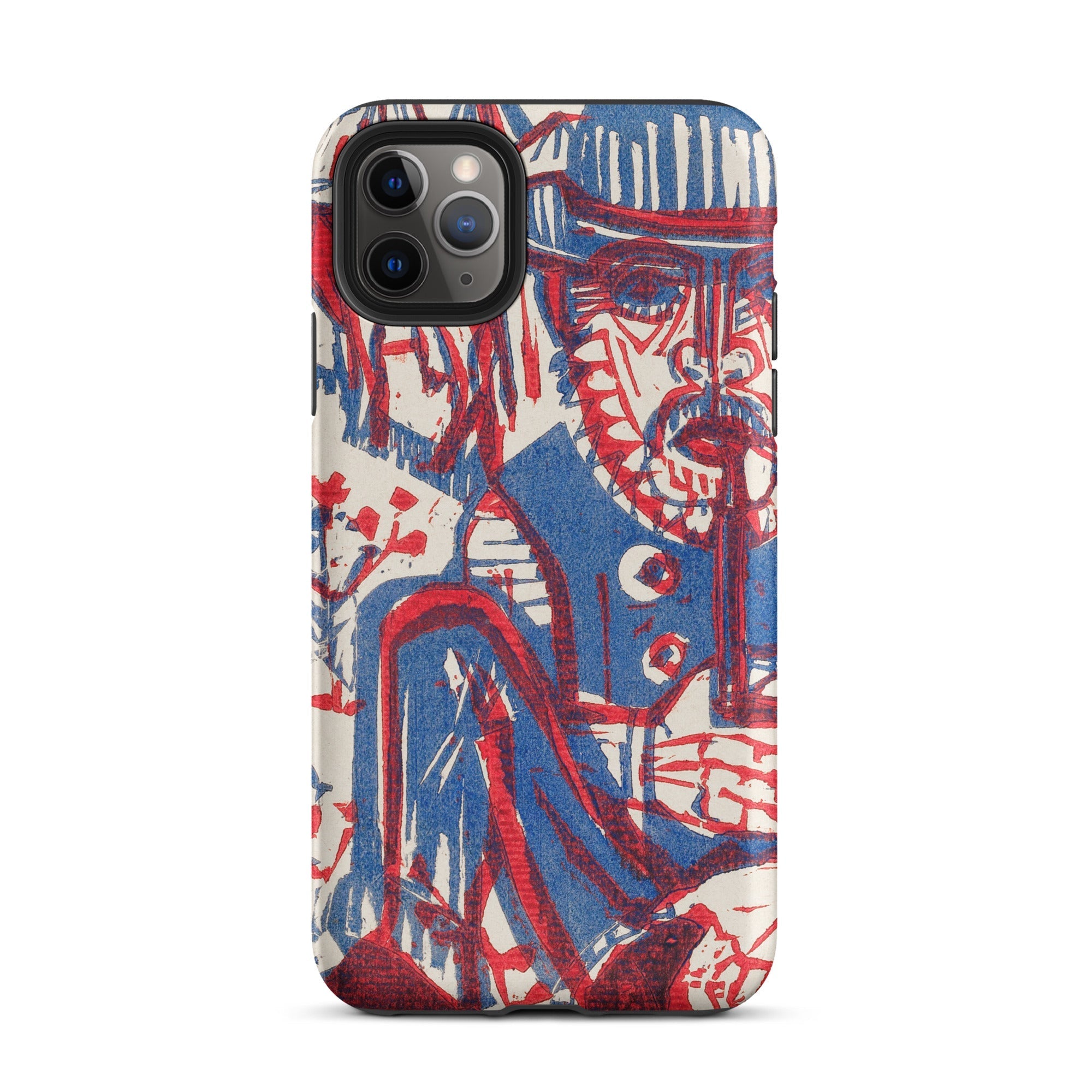 Smoking Peasant Ernst Ludwig Kirchner Iphone Case, 11 Pro Max / Matte, Artistic Phone Case