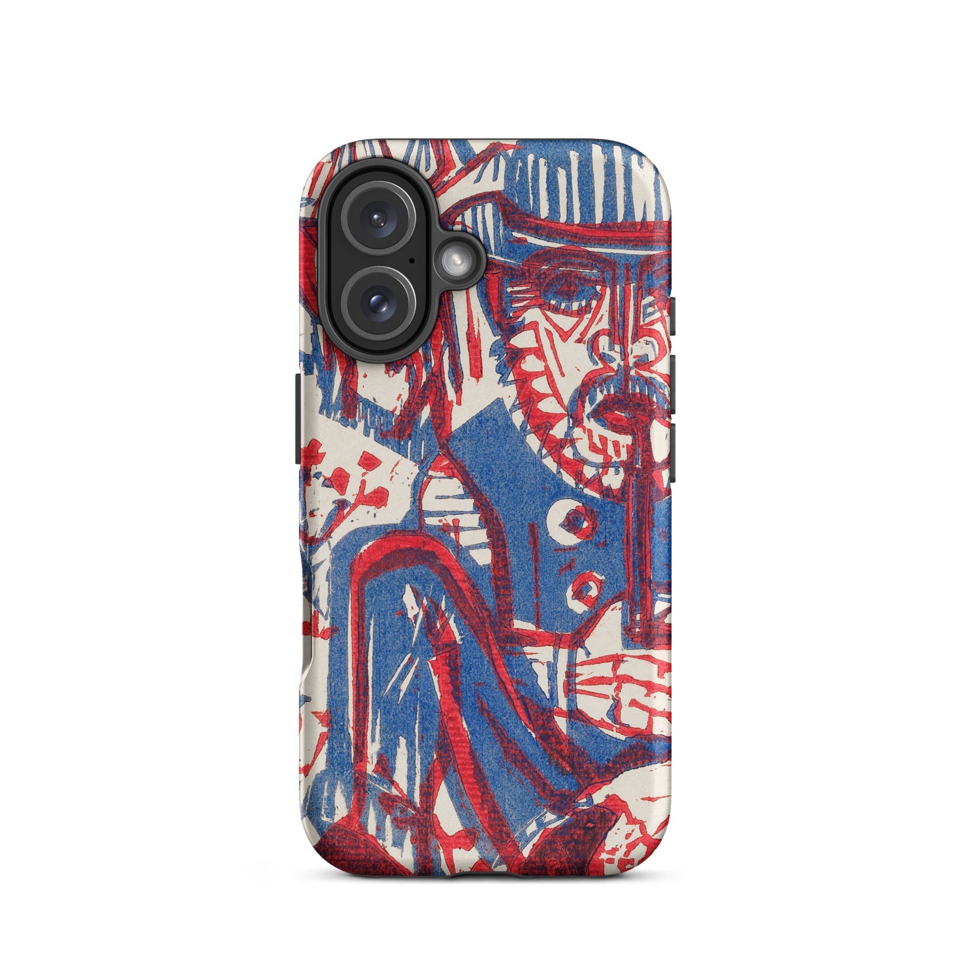 Smoking Peasant Ernst Ludwig Kirchner Iphone Case, 16 / Matte, Artistic Phone Case