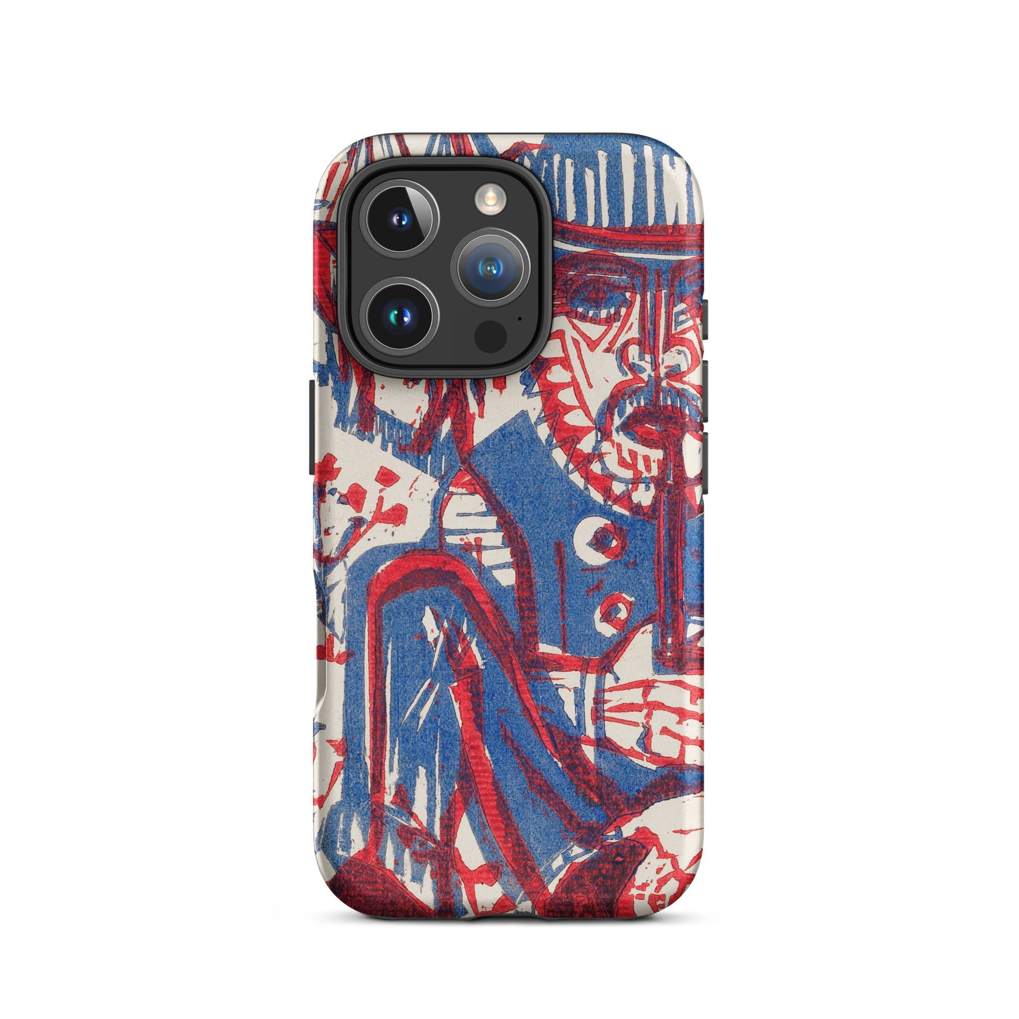 Smoking Peasant Ernst Ludwig Kirchner Iphone Case, 16 Pro / Matte, Artistic Phone Case