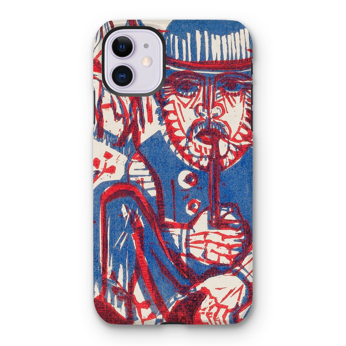 Smoking Peasant - Ernst Ludwig Kirchner Iphone Case - 11 / Matte