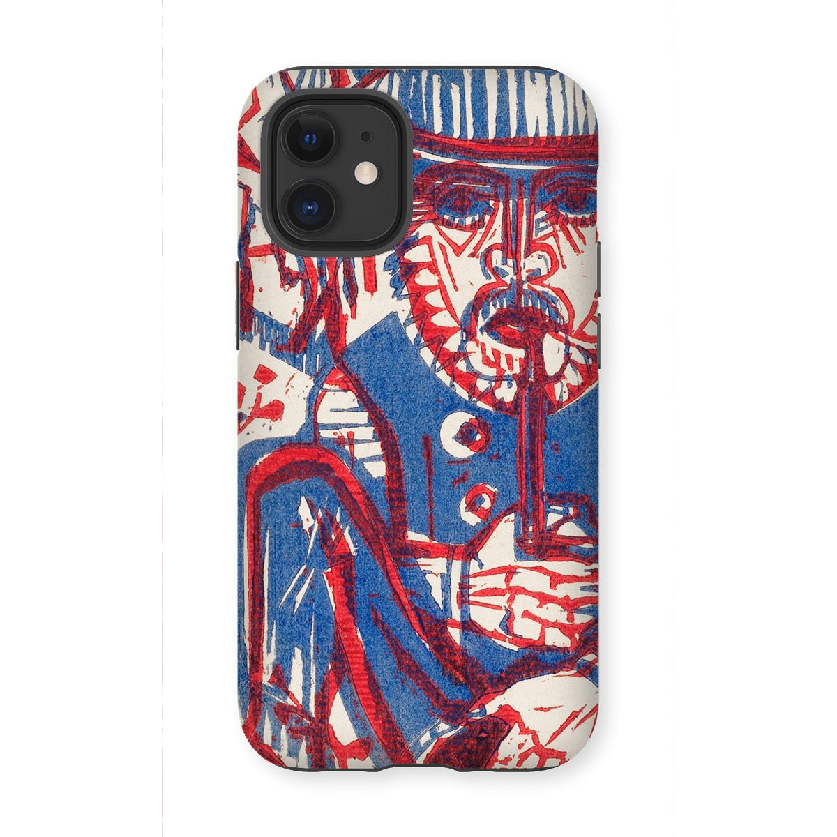 Smoking Peasant - Ernst Ludwig Kirchner Iphone Case - 12 Mini / Matte