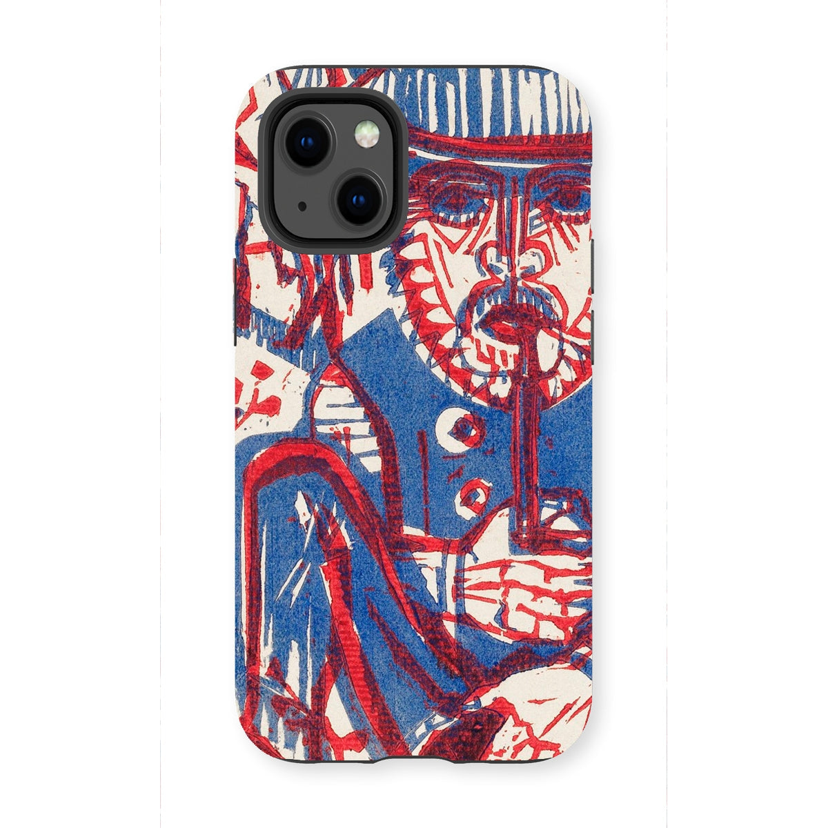 Smoking Peasant - Ernst Ludwig Kirchner Iphone Case - 13 Mini / Matte